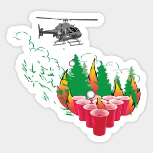 Beer Pong Sticker